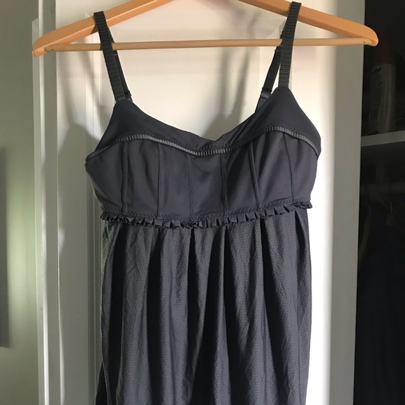 lululemon athletica Tops - Lululemon Dark Grey Tank Top